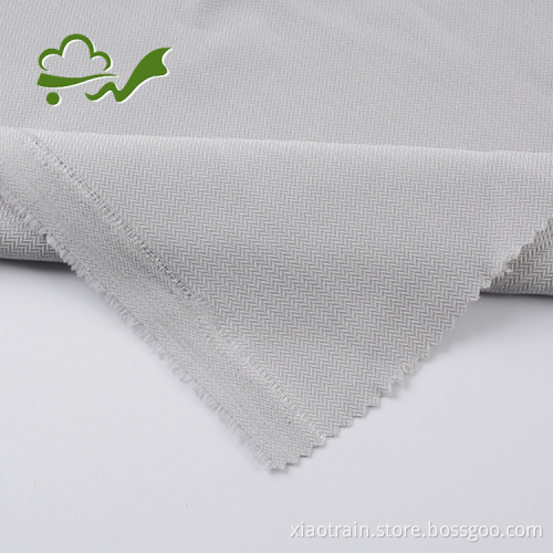 Elegant Herringbone Coffin Casket Cover Fabric